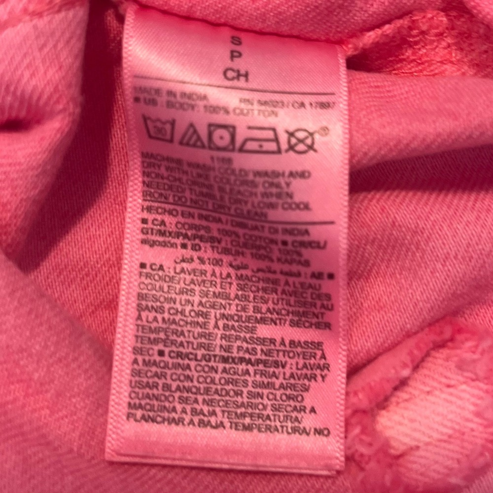 Old Navy Denim Utility Jumpsuit Womens Size S Pink Guava Workwear Boiler Suit - Picture 10 of 10